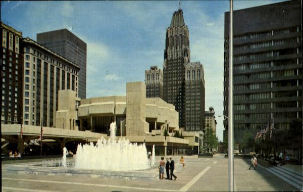 Fountain And Theatre Baltimore Maryland