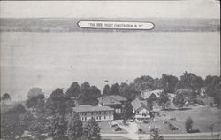 Aerial View Of The Inn Point Chautauqua, NY Postcard Postcard