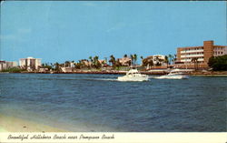 Beautiful Hillsboro Beach Near Pompano Beach Florida Postcard Postcard