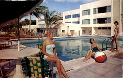 Poray Apt. Hotel, 3120 S. Ocean Blvd. Postcard