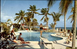 View Of Beautiful Fresh Water Swimming Pool Postcard