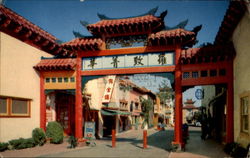 Enchanting Chinese Settlement Postcard