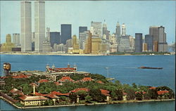 Twin Tower Of The World Trade Center Postcard