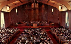 The Wheaton Bible Church, Franklin And main Streets Illinois Postcard Postcard