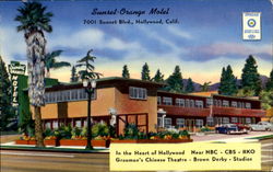 Sunset Orange Motel, 7001 Sunset Blvd Postcard