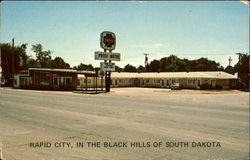 Price Motel, 401 East North Street Rapid City, SD Postcard Postcard