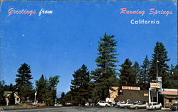 Greetings From Running Springs California Postcard Postcard