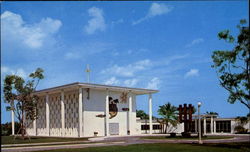 Chapel & Main Entrance Our Lady Of Florida North Palm Beach, FL Postcard Postcard