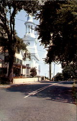 First Congregational Church, Main St. Wellfleet Postcard