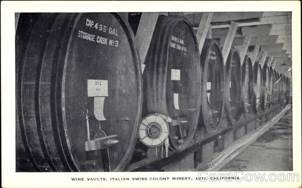 Wine Vaults Italian Swiss Colony Winery Asti California