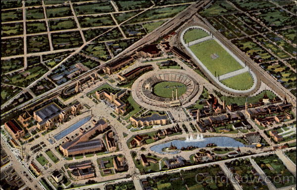 Panorama Of Texas Centennial Exposition Dallas