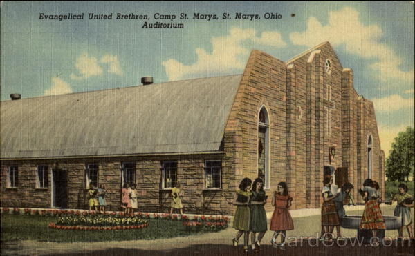 Auditorium Evangelical United Brethren, Camp St. Marys Ohio