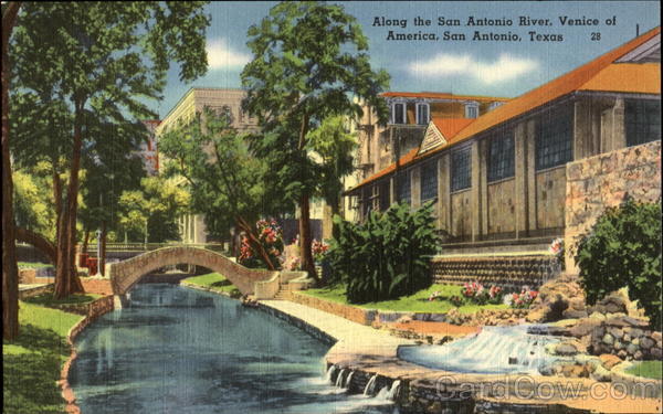 Along The San Antonio River Texas