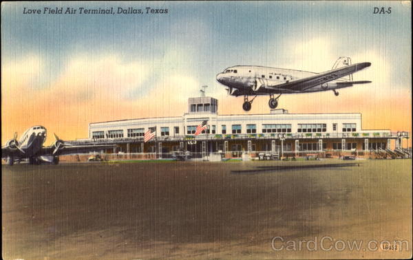 Love Field Air Terminal Dallas Texas