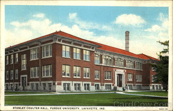 Stanley Coulter Hall, Purdue University Lafayette Indiana