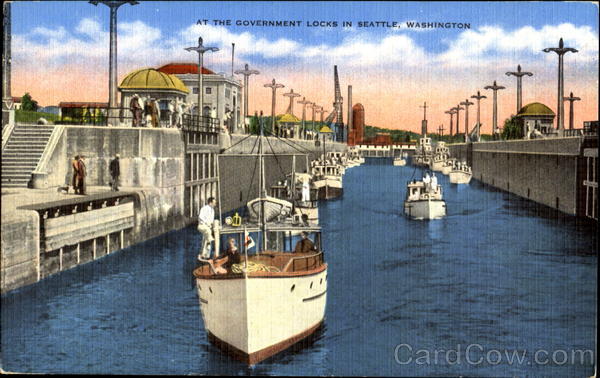 At The Government Locks In Seattle Washington