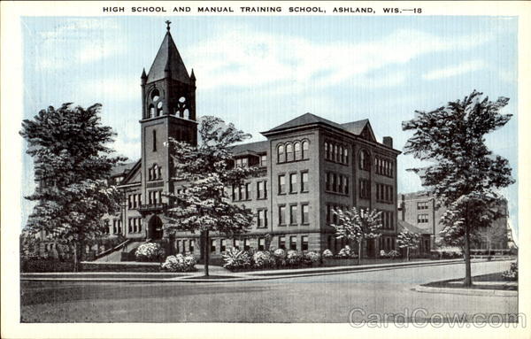 High School And Manual Training School Ashland Wisconsin