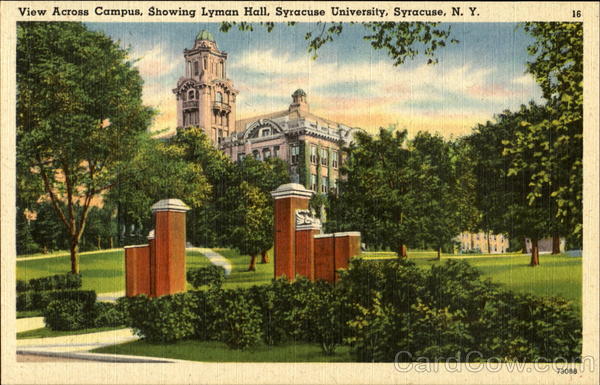 View Across Campus, Syracuse University New York