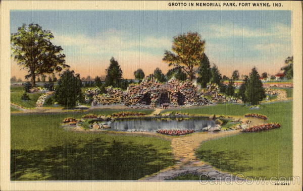 Grotto In Memorial Park Fort Wayne Indiana