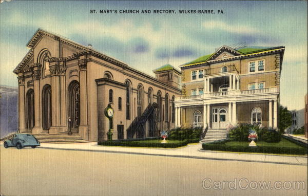 St. Mary's Church And Rectory Wilkes-Barre Pennsylvania