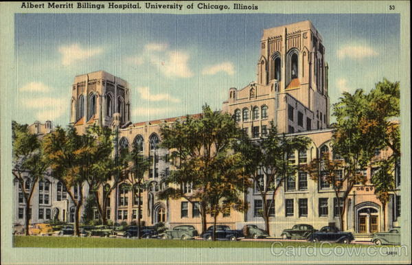 Albert Merritt Billings Hospital, University Of Chicago Illinois