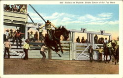 Riding An Outlaw Rodeo Scene Of The Far West Riding An Outlaw Rodeo Scene Of The Far West