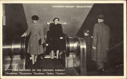 Accident Proof Escalators Chicago, IL Postcard Postcard
