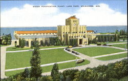Water Purification Plant, Lake Park Postcard