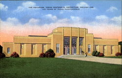 The Aquarium Texas Centennial Exposition Dallas, TX Postcard Postcard
