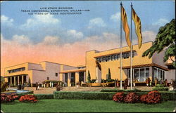 Live Stock Building Postcard