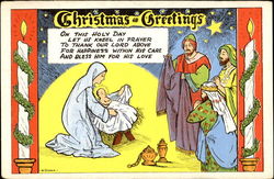 Christmas Greetings Postcard