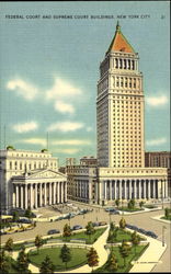 Federal Court And Supreme Court Buildings Postcard