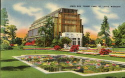 Jewel Box, Forest Park Postcard