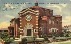 St. Mary's Catholic Church Postcard