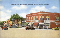 Corner Of U. S. Hwy. 12 And Whittaker St. New Buffalo, MI Postcard Postcard