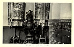 Bronze Urn Kong Chow Temple Postcard