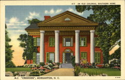 An Old Colonial Southern Home Postcard