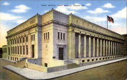 Post Office Fort Worth, TX Postcard Postcard