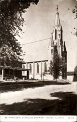 St. Patrick's Catholic Church Amboy, IL Postcard Postcard