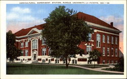 Agricultural Experiment Station, Purdue University Agricultural Experiment Station, Purdue University