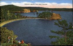 Rasario Beach, San Juan Islands Scenic, WA Postcard Postcard