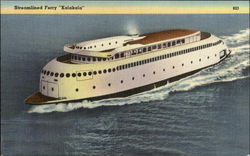 Motor Ferry Kalakala Ferries Postcard Postcard