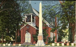 Christ Episcopal Church Erected 1734 Dover, DE Postcard Postcard