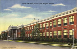 South Side High School Fort Wayne, IN Postcard Postcard
