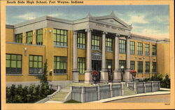 South Side High School Fort Wayne, IN Postcard Postcard