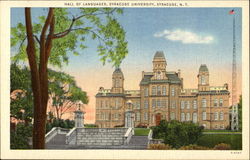 Hall Of Languages, Syracuse University Postcard
