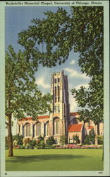 Rockefeller Memorial Chapel, University Of Chicago Postcard