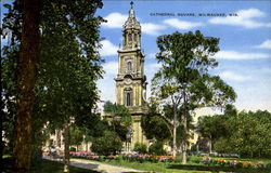 Cathedral Square Postcard