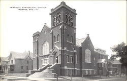 Immanuel Evangelical Church Monroe, WI Postcard Postcard