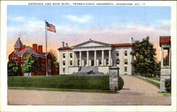 Entrance And Main Bldg.,, Transylvania University Lexington, KY Postcard Postcard